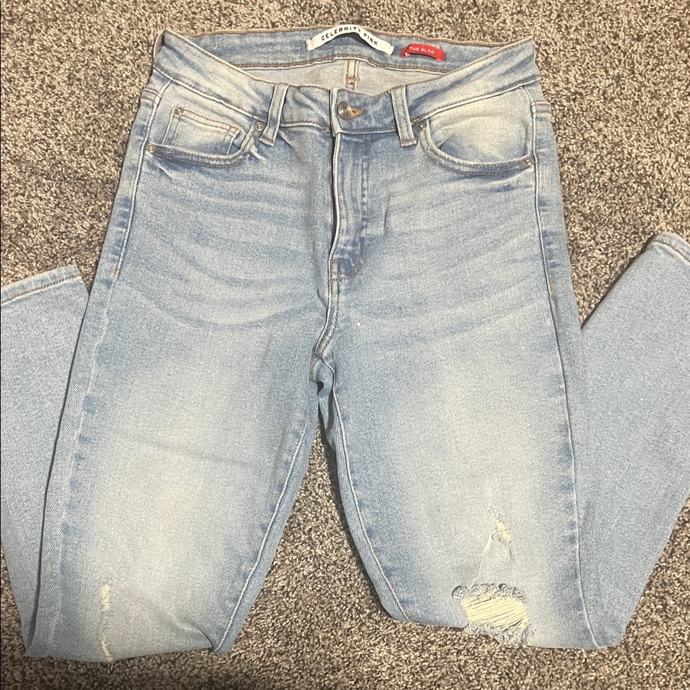 NWOT Celebrity Pink Light Blue Skinny Jeans